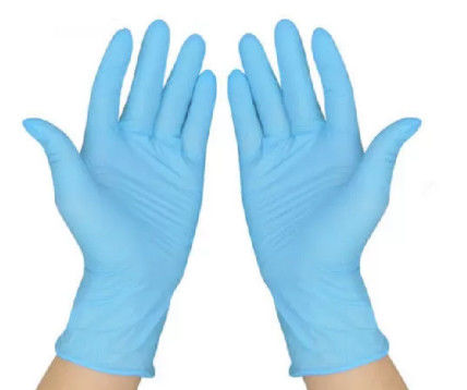 7 guantes disponibles resistentes del examen de Mil Cheap Powder Free Nitrile