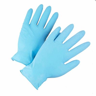 Resistencia química al por mayor de 7 Mil Thickness Disposable Nitrile Gloves