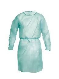 Vestido quirúrgico plástico reforzado estéril del teatro de la protección flúida reutilizable