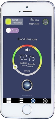 Monitor multifuncional de la salud de la presión arterial de la glucosa en sangre