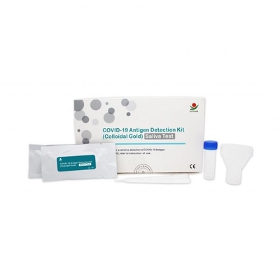 Hogar Kit Fast Check Coronavirus de autoprueba rápido de la saliva del antígeno
