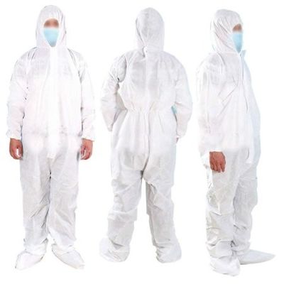 Trajes plásticos disponibles de la ropa protectora del aislamiento médico para la protección