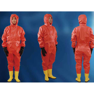 El traje químico disponible de la denegación del PVC XL Hazmat combinó