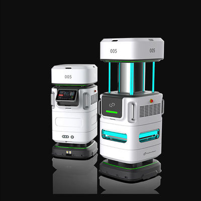 Robot ultravioleta de la desinfección de la batería de litio 30Ah 250r/Min 200W