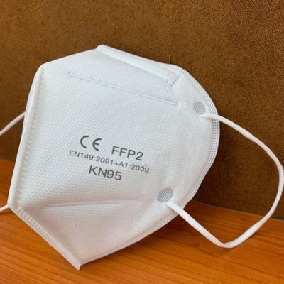 Máscara médica resistente Ffp2 del gancho Kn95 del polvo civil del grado