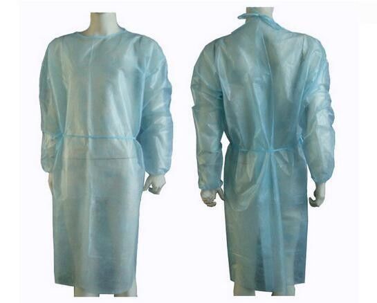 Delantales no estériles del vestido quirúrgico de la barrera del algodón de la cirugía disponible en línea